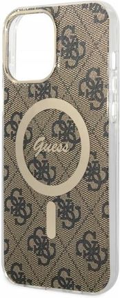 Guess Guhmp13Xh4Stw Iphone 13 Pro Max 6 7 Brązowy Brown Hardcase 4G Magsaf - zdjęcie 2