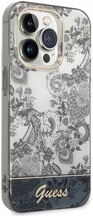 Guess Guhcp14Lhgplhg Iphone 14 Pro 6 1 Szary Grey Hardcase Porcelain Colle - zdjęcie 3