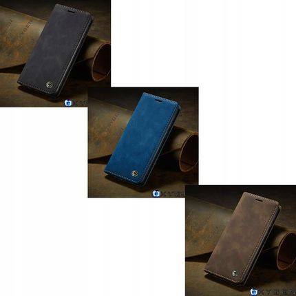 Oxygen Etui Na Telefon Portfel Skórzany Case Book Do Samsung Galaxy S25 - zdjęcie 6