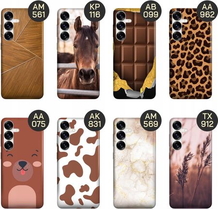 Hello Case Etui Do Samsung Galaxy S25 Plus Brązowe Drewniane Brown Obudowa - zdjęcie 5