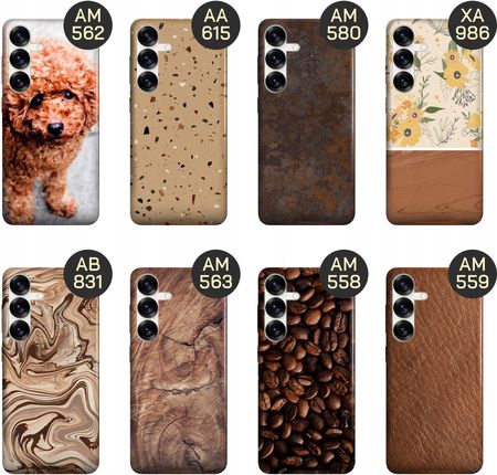 Hello Case Etui Do Samsung Galaxy S25 Plus Brązowe Drewniane Brown Obudowa - zdjęcie 4