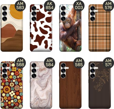 Hello Case Etui Do Samsung Galaxy S25 Plus Brązowe Drewniane Brown Obudowa - zdjęcie 2