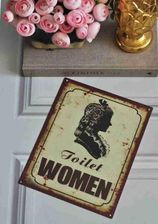 Zdjęcie Kokon Home Szyld Metalowy Toilet Women - Ujazd