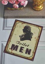 Zdjęcie Kokon Home Szyld Metalowy Toilet Men - Ujazd