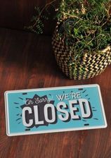 Zdjęcie Clayre&Eef Szyld Metalowy We'Ar Closed - Ujazd