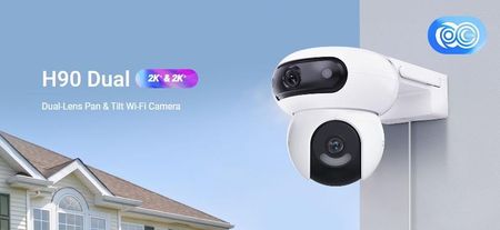 Ezviz Cs-H90 Valdoma Lauko Kamera (4Mp+4Mp, 2.8Mm/6Mm, Spalvotas Naktinis Matymas, Ip65) (CSH90) - zdjęcie 2