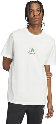 Koszulka męska adidas PIZZA biała JJ4016 - zdjęcie 2