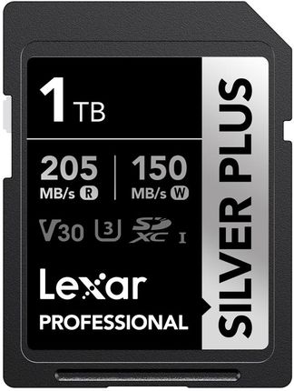 Karta pamięci Lexar Professional SILVER Plus SDXC 1TB R205/W150 V30 - zdjęcie 2