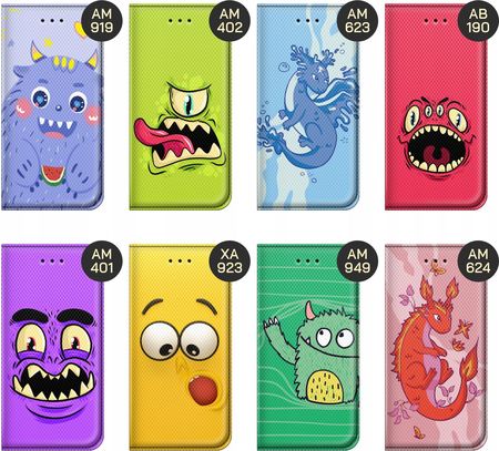 Etui Z Klapką Do Samsung Galaxy S25 Potwory Potwór Monster Futerał - zdjęcie 4