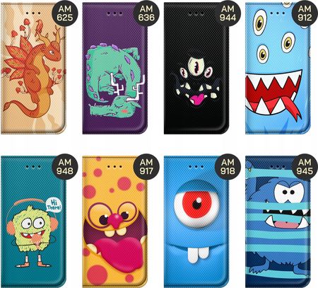 Etui Z Klapką Do Samsung Galaxy S25 Potwory Potwór Monster Futerał - zdjęcie 5
