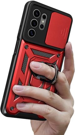 Etui Pancerne Slide Ring Zasłonka Na Aparat Do Samsung S25 Ultra 5G - zdjęcie 3