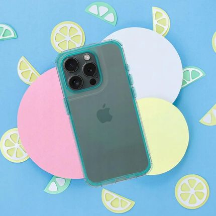 Prodej Futerał Matrix Clear Etui Plecki Do Iphone 16 Miętowy - zdjęcie 2