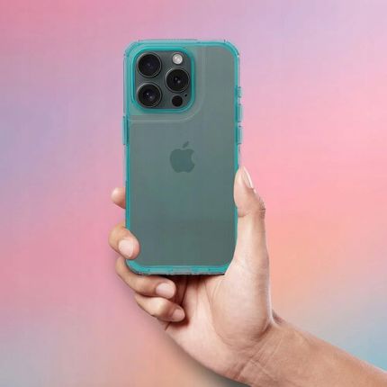 Prodej Futerał Matrix Clear Etui Plecki Do Iphone 16 Miętowy - zdjęcie 4