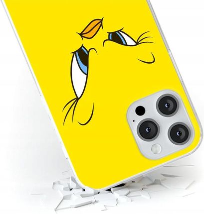 Ert Group Etui Do Apple Iphone 16 Pro Max Tweety 001 Looney Tunes Nadruk Pełny Żółty - zdjęcie 4