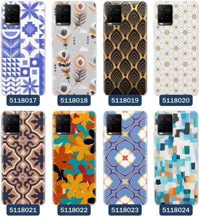Etui Do Vivo Y21 Y21S Y33S Mozaika Dekoracja Pattern - zdjęcie 4