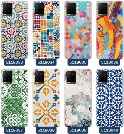 Etui Do Vivo Y21 Y21S Y33S Mozaika Dekoracja Pattern - zdjęcie 2
