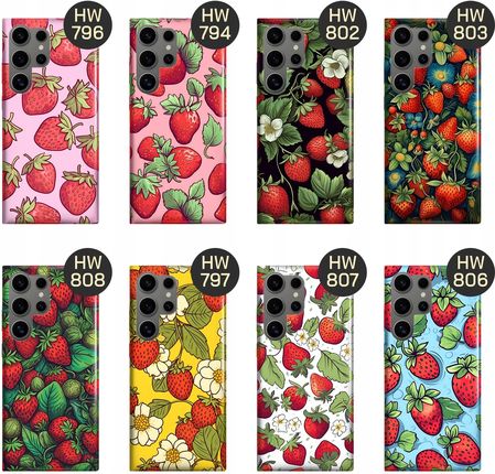 Etui Do Samsung Galaxy S25 Ultra Truskawki Poziomki Owoce Obudowa - zdjęcie 4