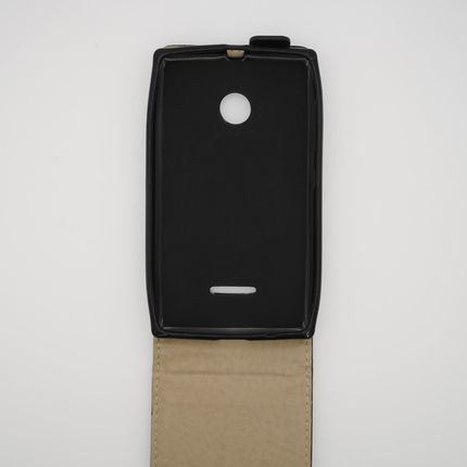 Etui Microsoft Lumia 532 Zamykane W Dół Czarne - zdjęcie 2