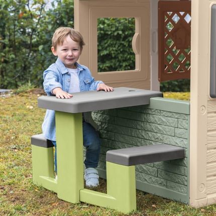 Smoby Life Stolik Piknikowy Dla Dzieci Do Domków Ogrodowych Z 2 Ławeczkami - zdjęcie 2