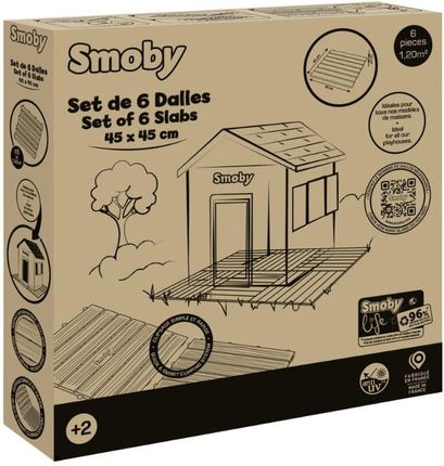 Smoby WEB Podłoga Do Domku 6 Części 45 x 45 cm - zdjęcie 3