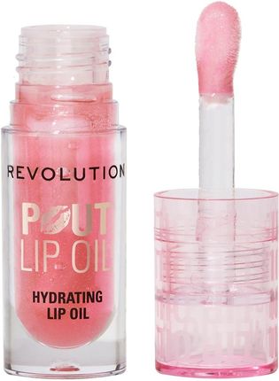 Makeup Revolution Pout Lip Oil Olejek Do Ust Glam Pink Shimmer - zdjęcie 2