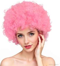 Zdjęcie Partydeco Peruka Afro Jasny Róż - Zielona Góra