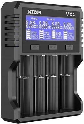 Xtar ładowarka VX4 Ni-Mh 1,2V Li-ion 1,5V 3,7 3,6V Aa Aaa 14500 18650 20700 (VX4VISIBLEMIXER) - zdjęcie 6