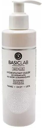 New Approach Basiclab Micellis Hydrofilowy Olejek Do Demakijażu Do Skóry Ultrawrażliwej 200ml - zdjęcie 5