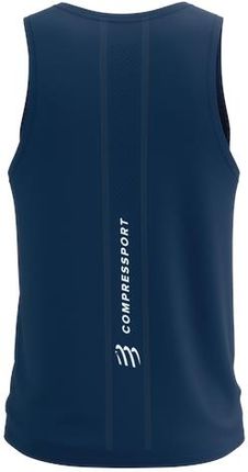 Compressport Koszulka Biegowa Performance Singlet Blues - zdjęcie 2