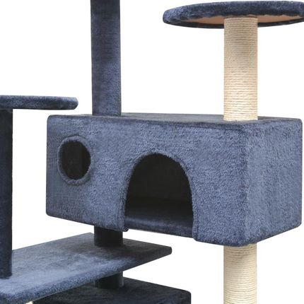 The Living Store Drapak Dla Kota Sizal 125Cm Granatowy 1780859769 - zdjęcie 2