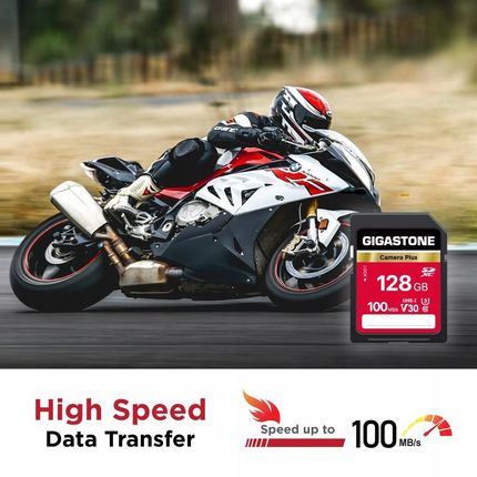 Gigastone Sd 128 Gb Aparat Plus V30 U3 (SD12822PK) - zdjęcie 3