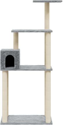 Dkd Home Decor Słupek Do Drapania Z Sizalu Jasnoszary 147Cm - zdjęcie 2
