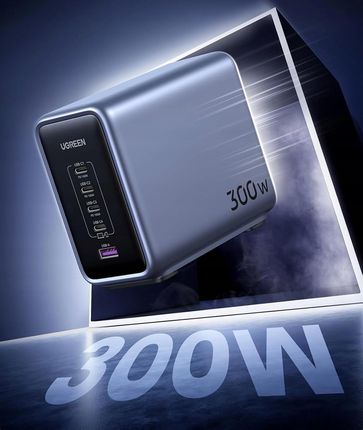 UGREEN Nexode ładowarka USB C 300W 5 portów 2024 - zdjęcie 6