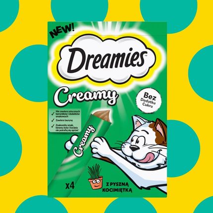 Dreamies Creamy Przysmak Z Kocimiętką 40G - zdjęcie 2
