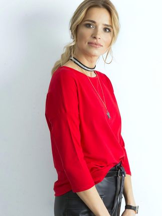 Czerwona bluzka April - zdjęcie 2