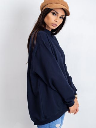 Granatowa bluza Twist - zdjęcie 2