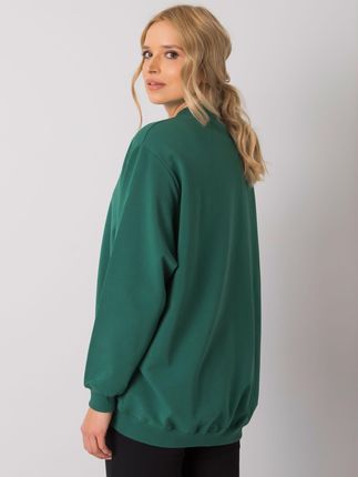 Ciemnozielona bluza Twist - zdjęcie 2
