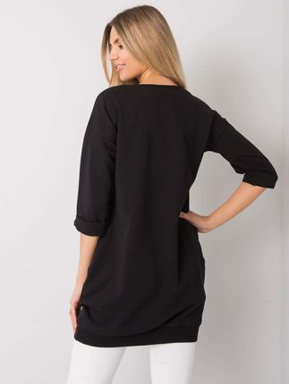 Czarna bluza z kieszeniami Iveta - zdjęcie 3