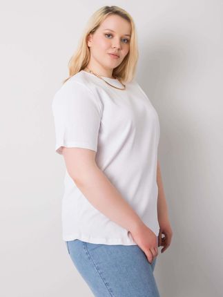 Biała bluzka plus size Stella - zdjęcie 2