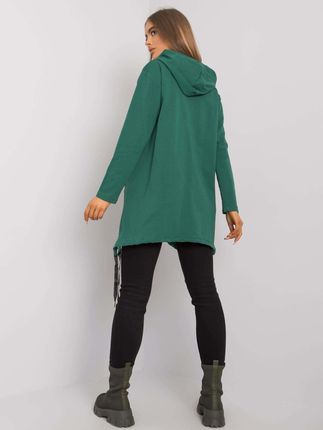 Ciemnozielona bluza rozpinana Narissa - zdjęcie 2