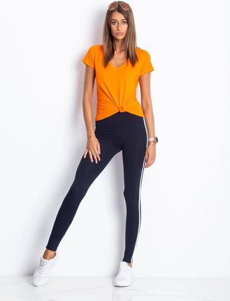 Granatowe legginsy Buzz - zdjęcie 2