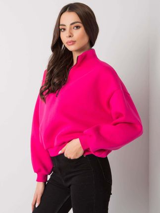 Fuksjowa bluza basic Simae - zdjęcie 2