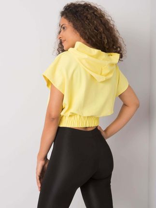 Żółta bluza z krótkim rękawem Jeneen - zdjęcie 3