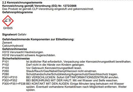 Remmers WP Top basic Mineralischer Dichtputz Sperrputz Abdichtung 25 kg - zdjęcie 2