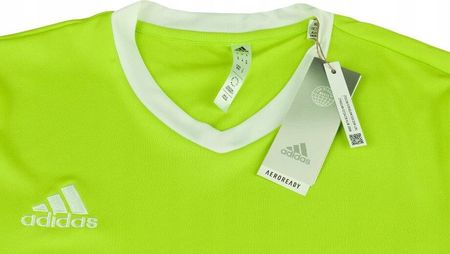 Koszulka Damska Adidas Entrada 22 Jsy Limonkowa HC5080 r S - zdjęcie 2