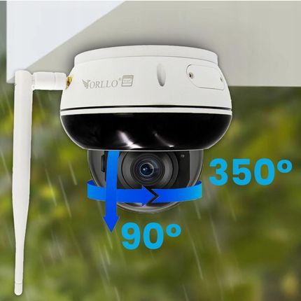 Orllo Kamera Ip Kopułkowa Zewnętrzna Obrotowa Wifi Poe 5Mpx (TZ7) - zdjęcie 4