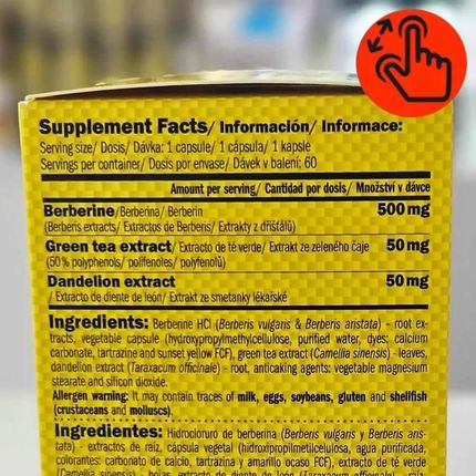 Berberyna Hcl Amix 0,6G - zdjęcie 3