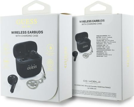 Guess TWS czarny (GUTWSXMCCLK) - zdjęcie 5