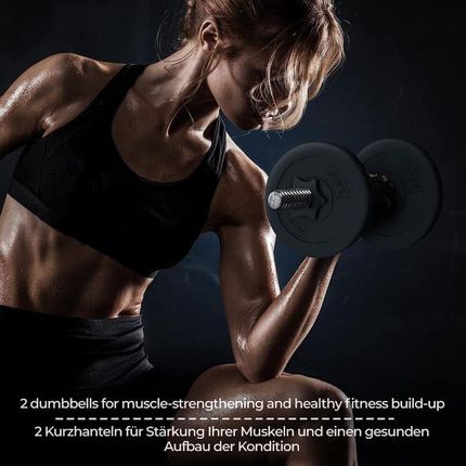 PHYSIONIC Zestaw hantli z obciążnikami, blokady gwiazdowe - zdjęcie 2