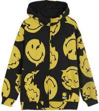 Zdjęcie Cool Club, Bluza chłopięca z kapturem, rozpinana, czarna, SmileyWorld - Karczew